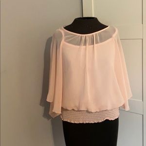 Pink Sheer Top